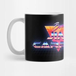 Jim Carrey Retro Crome Art Mug